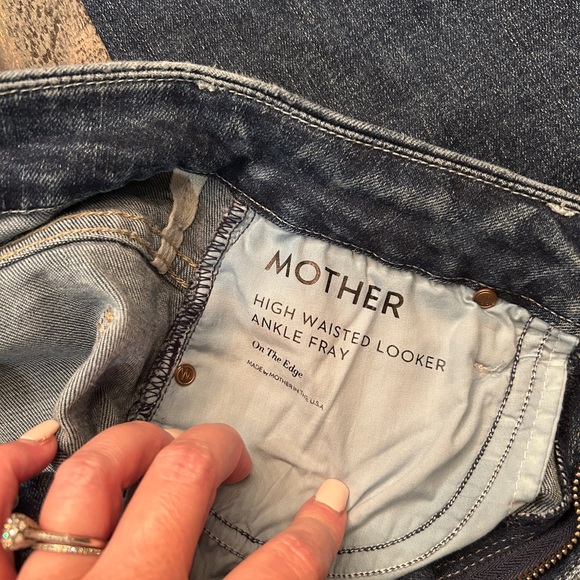 MOTHER the high waisted looker ankle fray - Picture 3 of 6